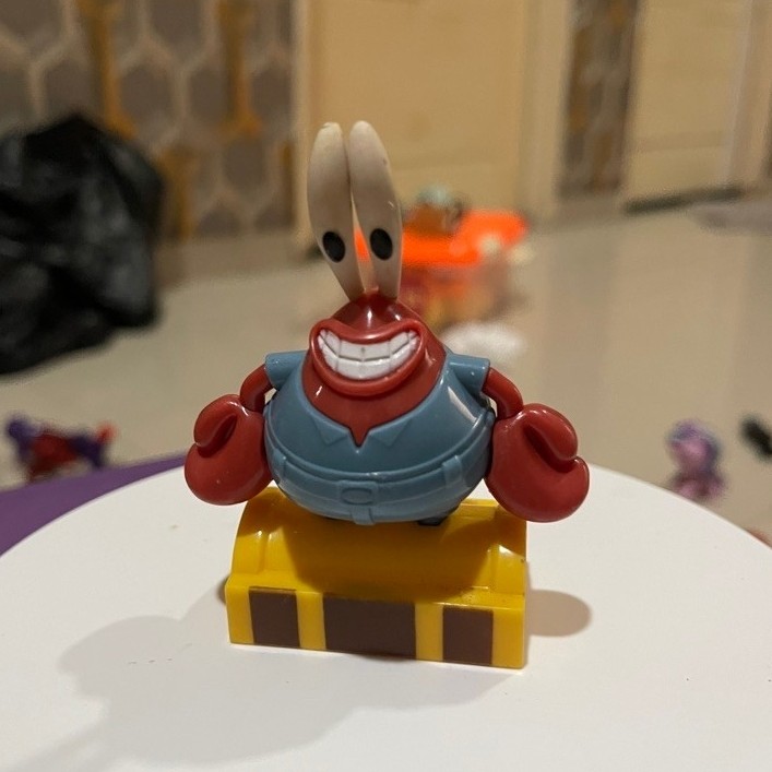 Mainan Figure Tuan Krabs — Mainan KFC Spongebob Squarepants Koleksi Langka
