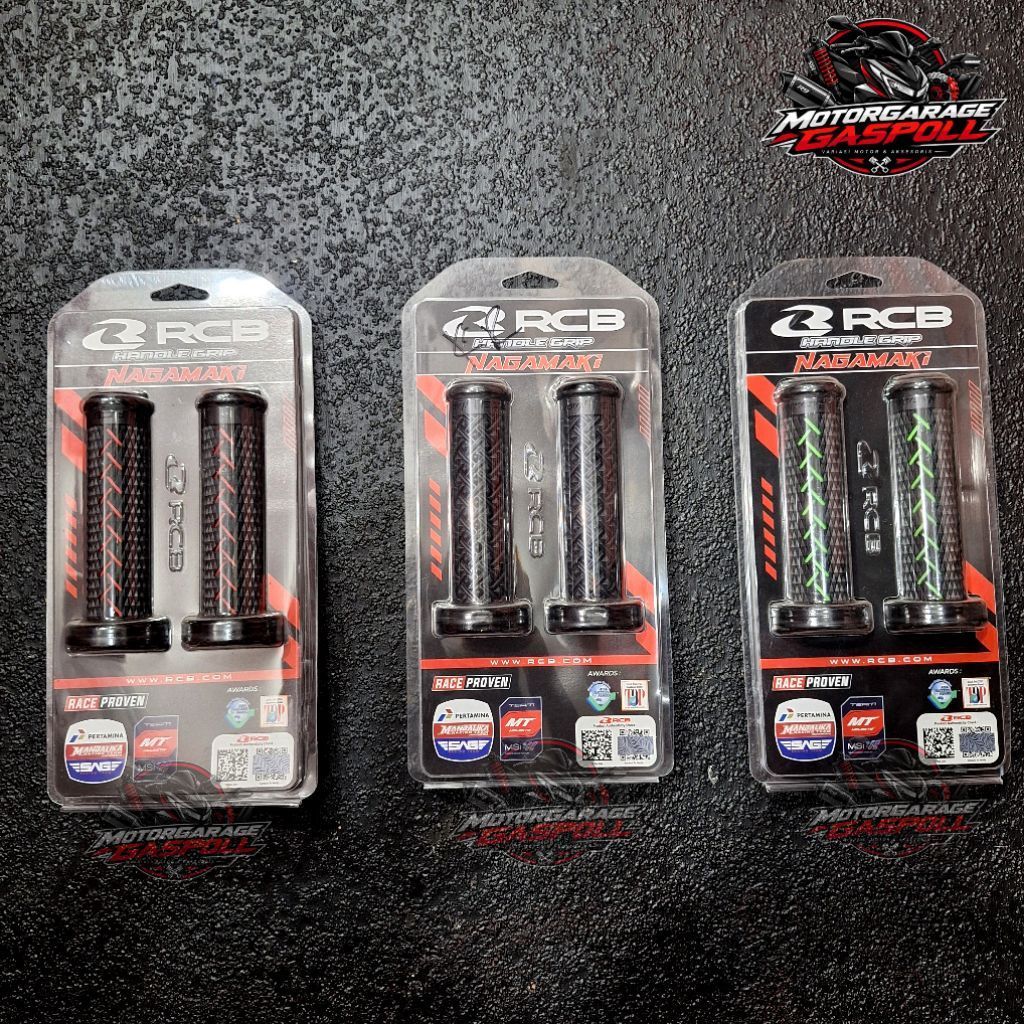 Handgrip RCB Nagamaki ST Rubber Beat Vario Mio Nmax Pcx Adv Xmax Universal Original RCB
