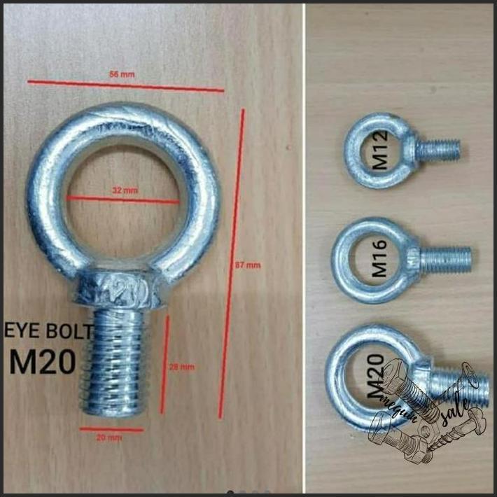 EYE BOLT M27 / BAUT MATA / BAUT GANTUNGAN / EYEBOLT TERBAIK