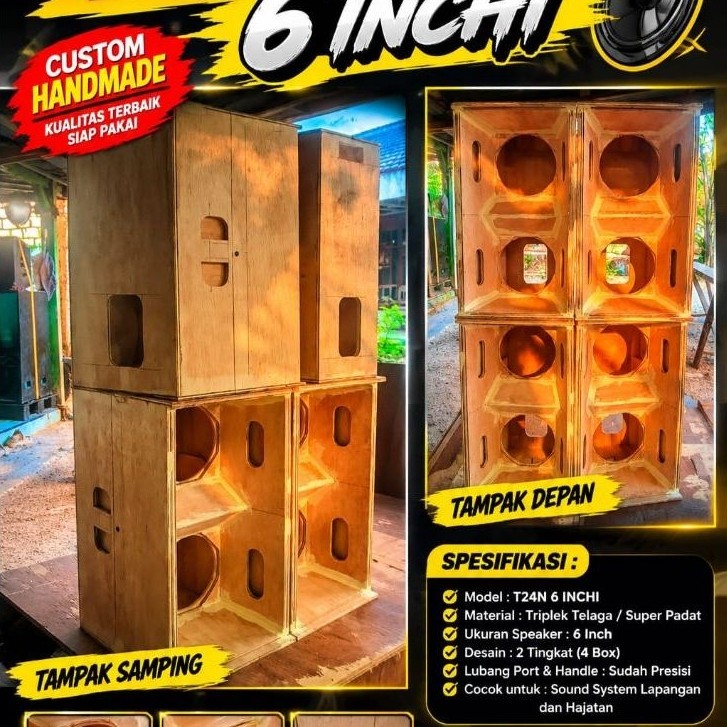 box speaker t24n 6 inchi