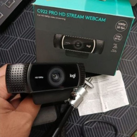 webcam Logitech c922 pro bekas
