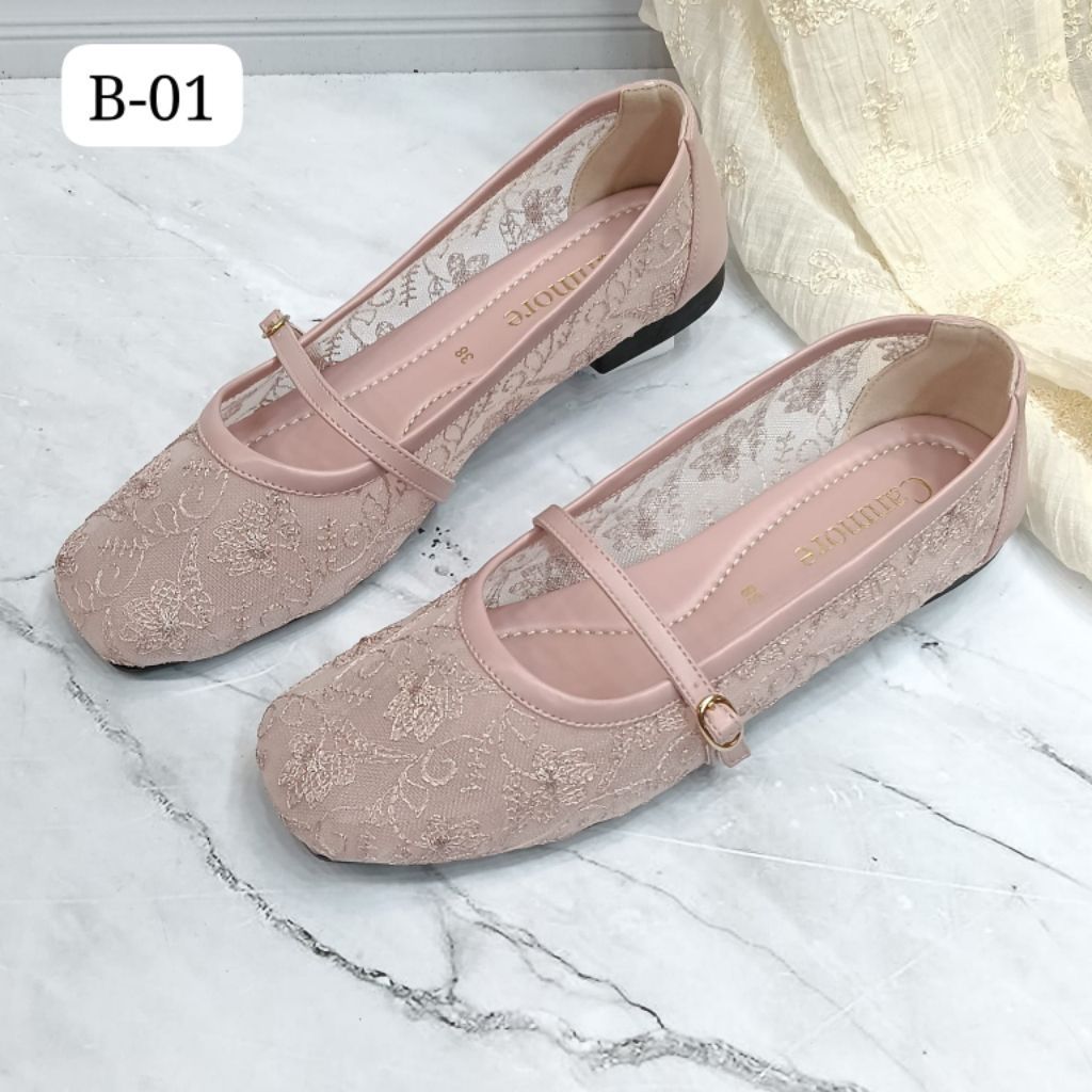 #Canmore #sepatu balet flat Feisia Luxury