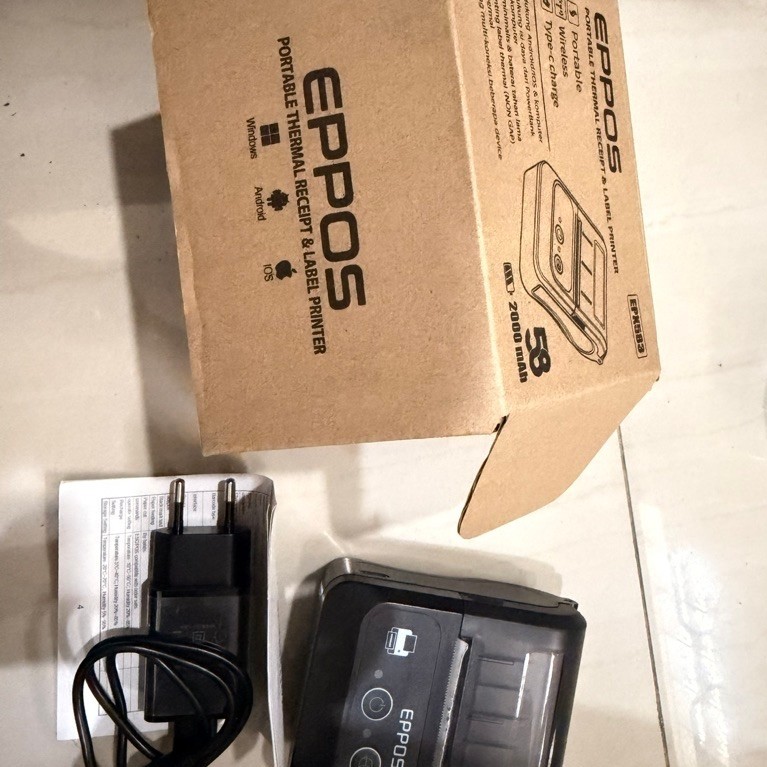 printer bluetooth portable eppos fullset