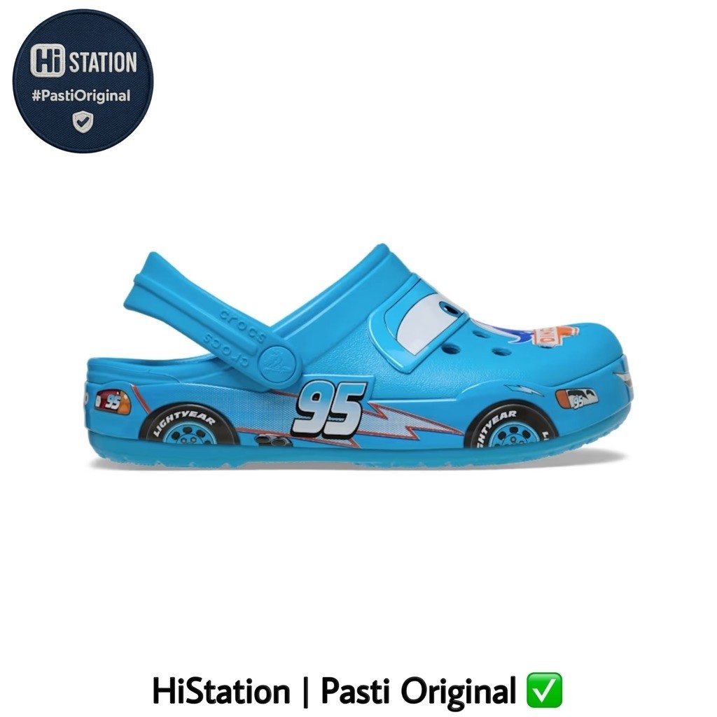 Crocs Pixar Cars Lightning McQueen Dinoco Crocband Clog Toddler Multi - 213584-90H