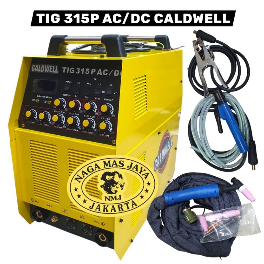 MESIN LAS ARGON CALDWELL TIG 315P AC/DC 380V / TRAFO LAS ARGON CALDWELL TIG 315 P AC DC
