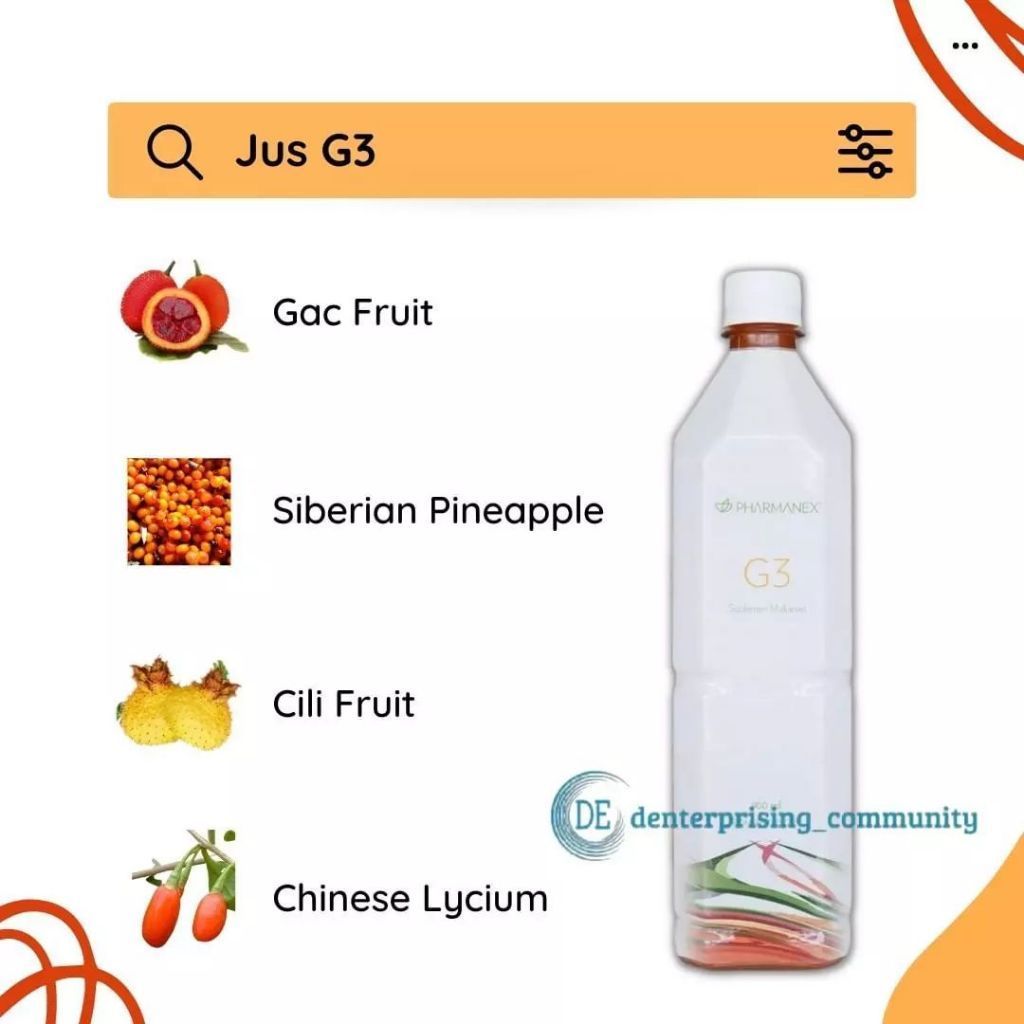 Jus Kesehatan G3 - Juice G3 Ed 2027 Segel