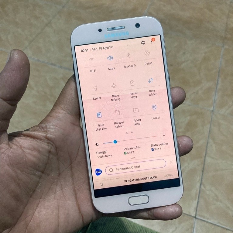 lcd samsung a5 2017 ori copotan
