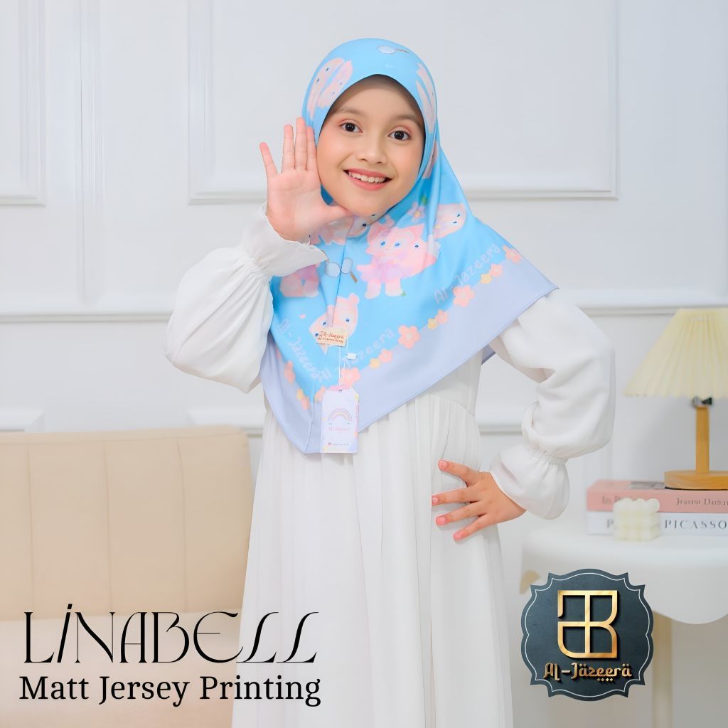 HIJAB AL JAZEERA LINABELL//HIJAB INSTAN ANAK