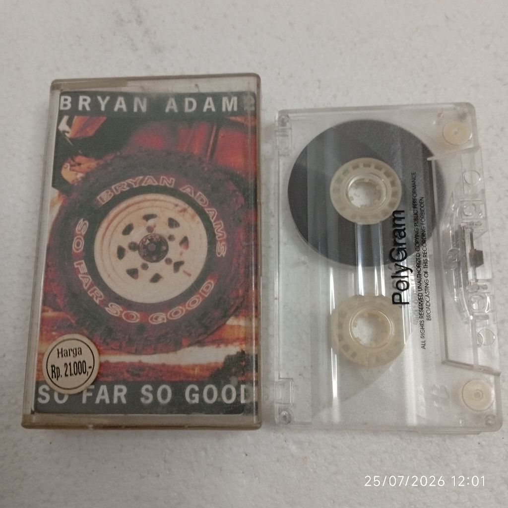 Kaset Pita Bryan Adams