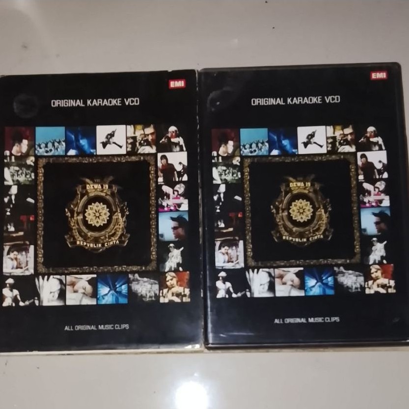 VCD musik Dewa 19 Republik Cinta Bonus CD musik