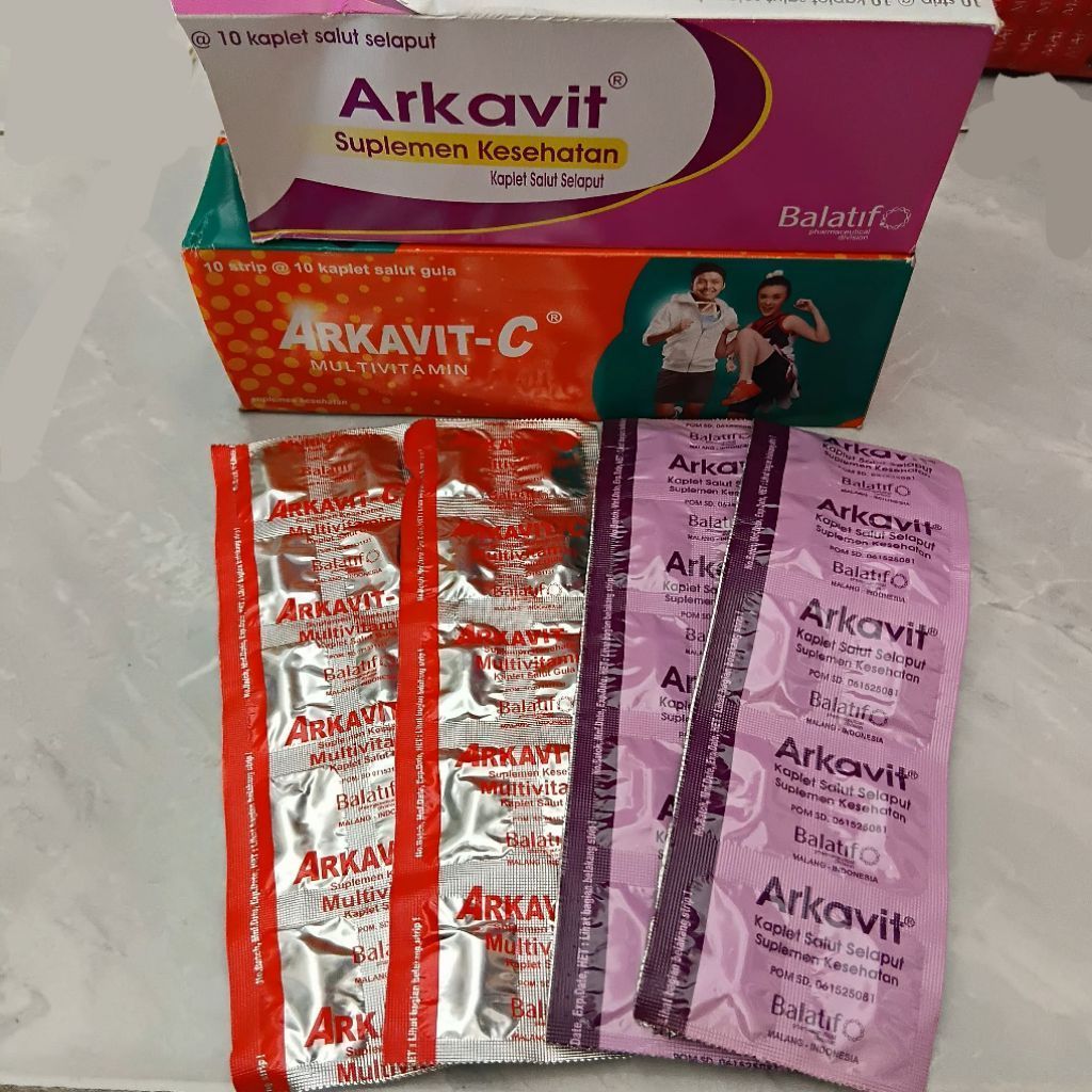 Arkavit Suplemen Kesehatan - Arkavit C Multivitamin | Vitamin Arkavit