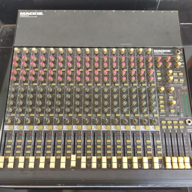 mixer mackie CR1604 VLZ knop merah ORI USA 16 chanel