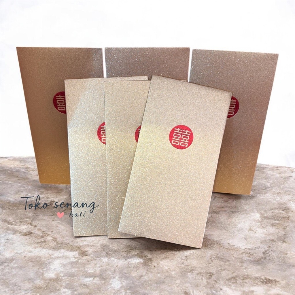 angpao shuangxi merah mix / angpao emas / angpao wedding