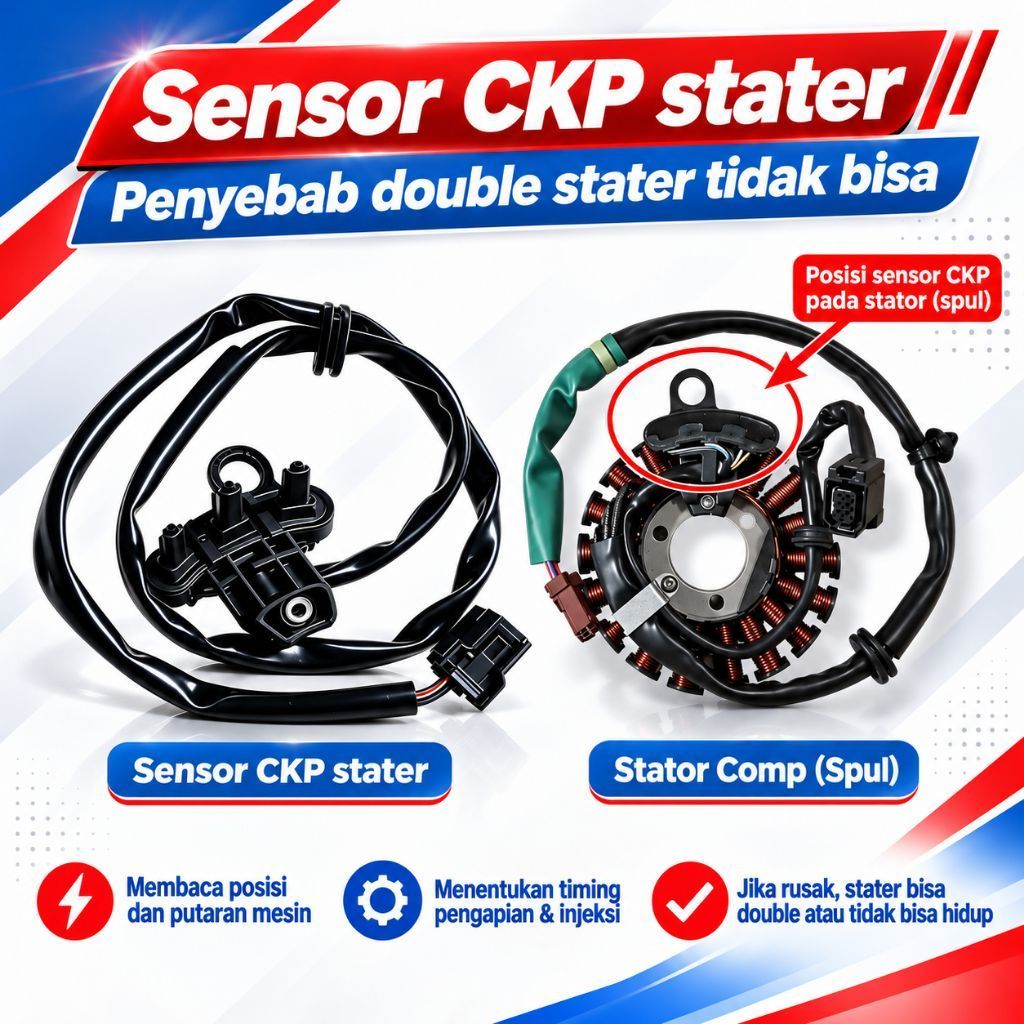 Sensor ckp stater honda Beat Esp Beat street Esp Beat pop Esp 2015-2019 scoopy esp 2015-2016 model k