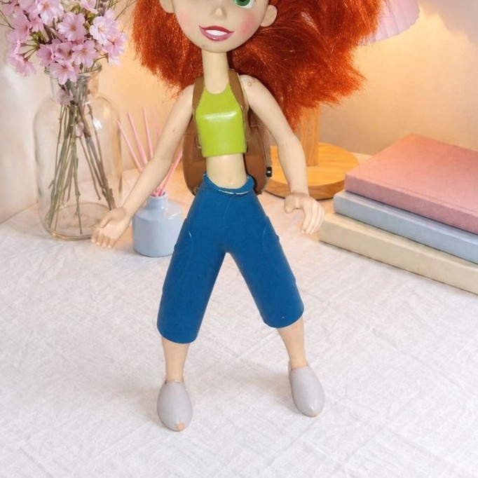 Disney Kim Possible Action Figure / Doll (seri School Day Adventures)