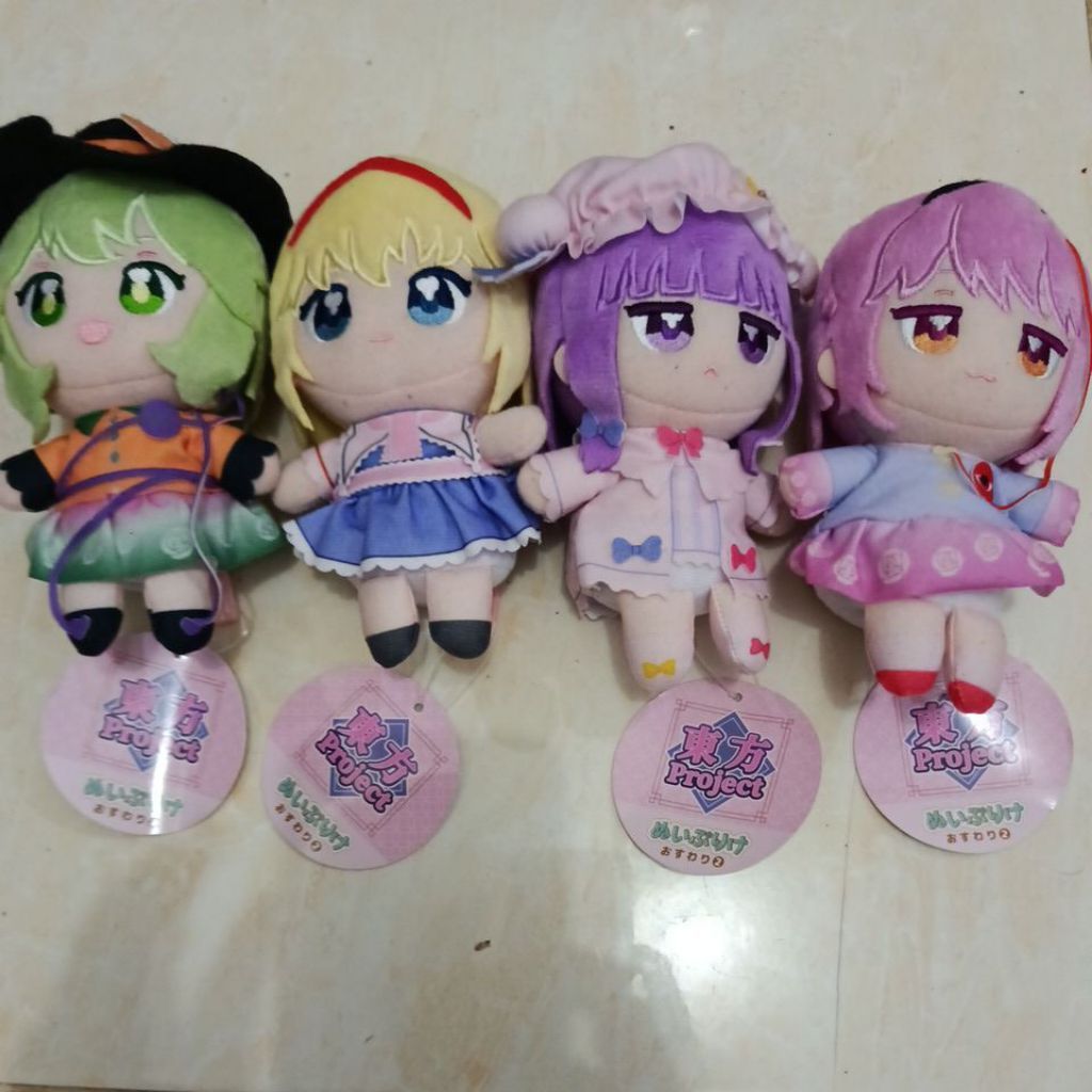 Touhu Project Official Nuigurumi Plush Nesoberi Reimu Hakurei Marisa kirisame peach blossom darkness