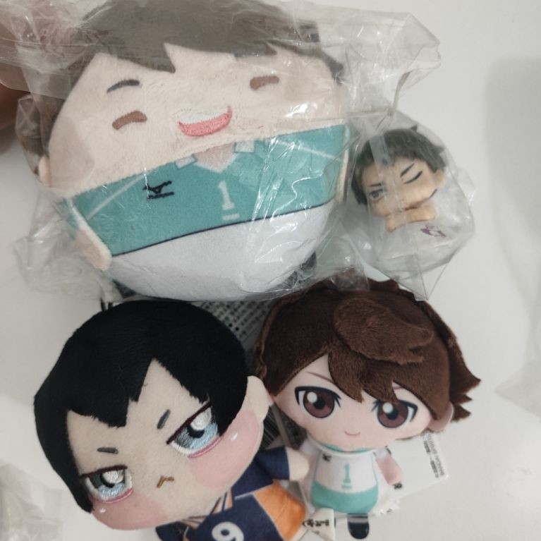 updatee boneka ganci figure anime haikyuu oikawa, kageyama, ushijima
