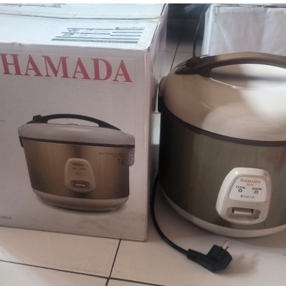 SICO HAMADA Rice Cooker 2,5 Liter B-1411H/ Penanak & Penghangat Nasi (Made in korea)