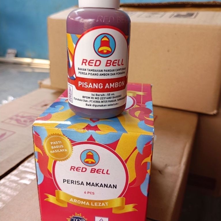 Red bell pasta pisang ambon