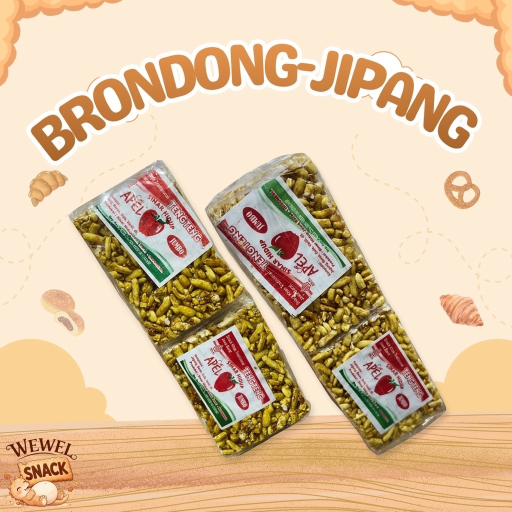 BRONDONG CAP APEL PACK 12 PCS | JIPANG | TENG TENG | GIPANG | BRONDONG JIPANG BERAS | BRONDONG JIPAN