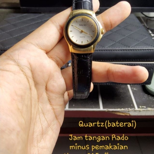 Jam Tangan Second/Preloved Rado Quartz Strap Oke