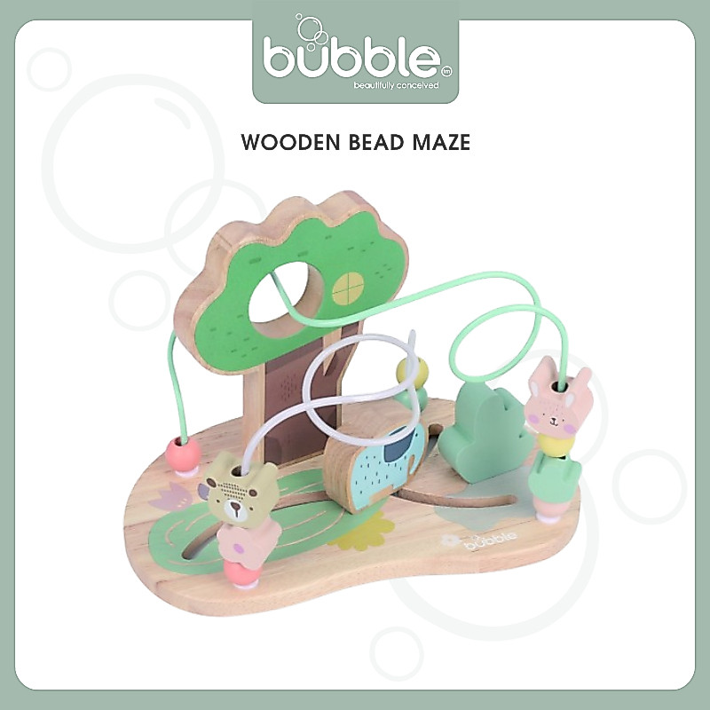 Bubble  Wooden Bead Maze