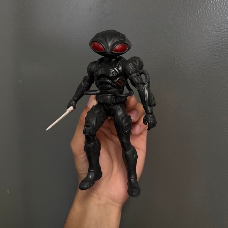 figure black manta armor aquaman movie the lost kingdom dc mattel avengers doomsday  ocean master or
