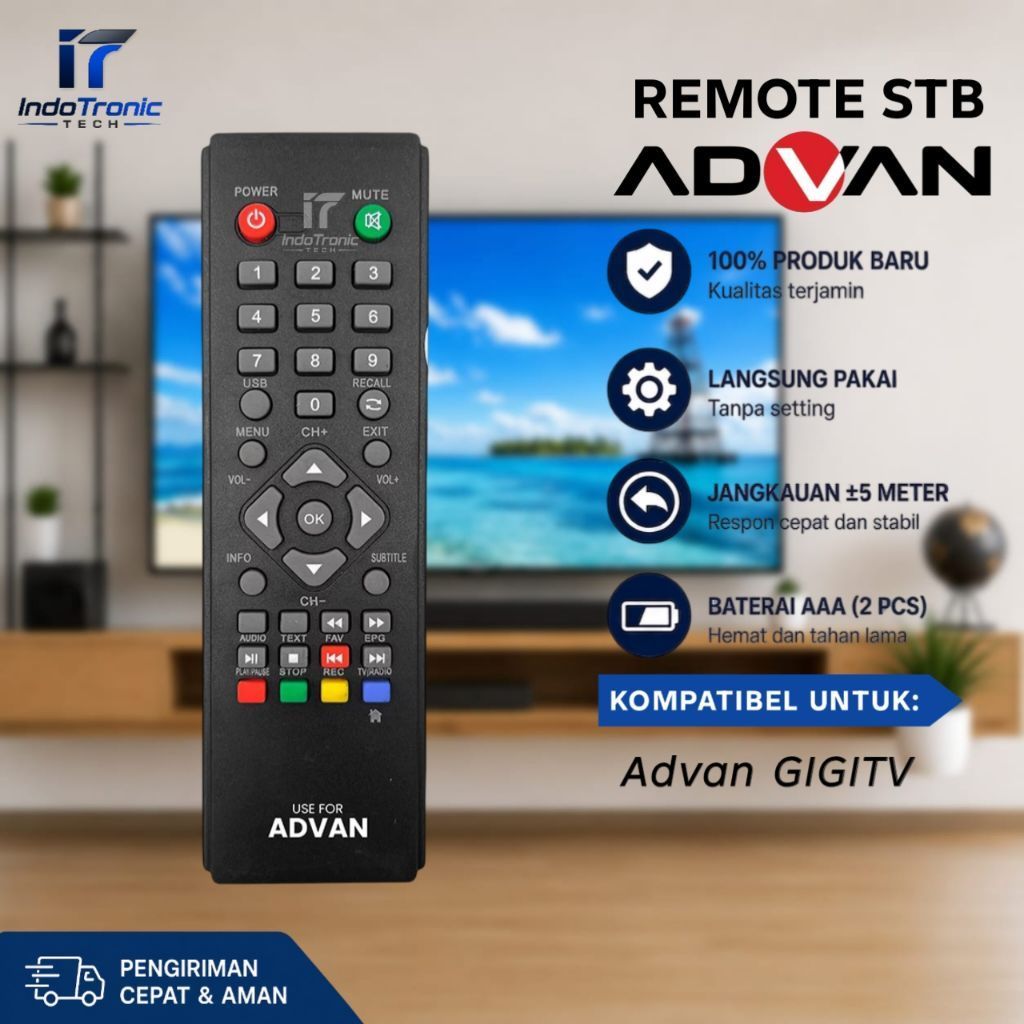 REMOT REMOTE STB ADVAN DIGIBOX DIGITV ADVAN RTV
