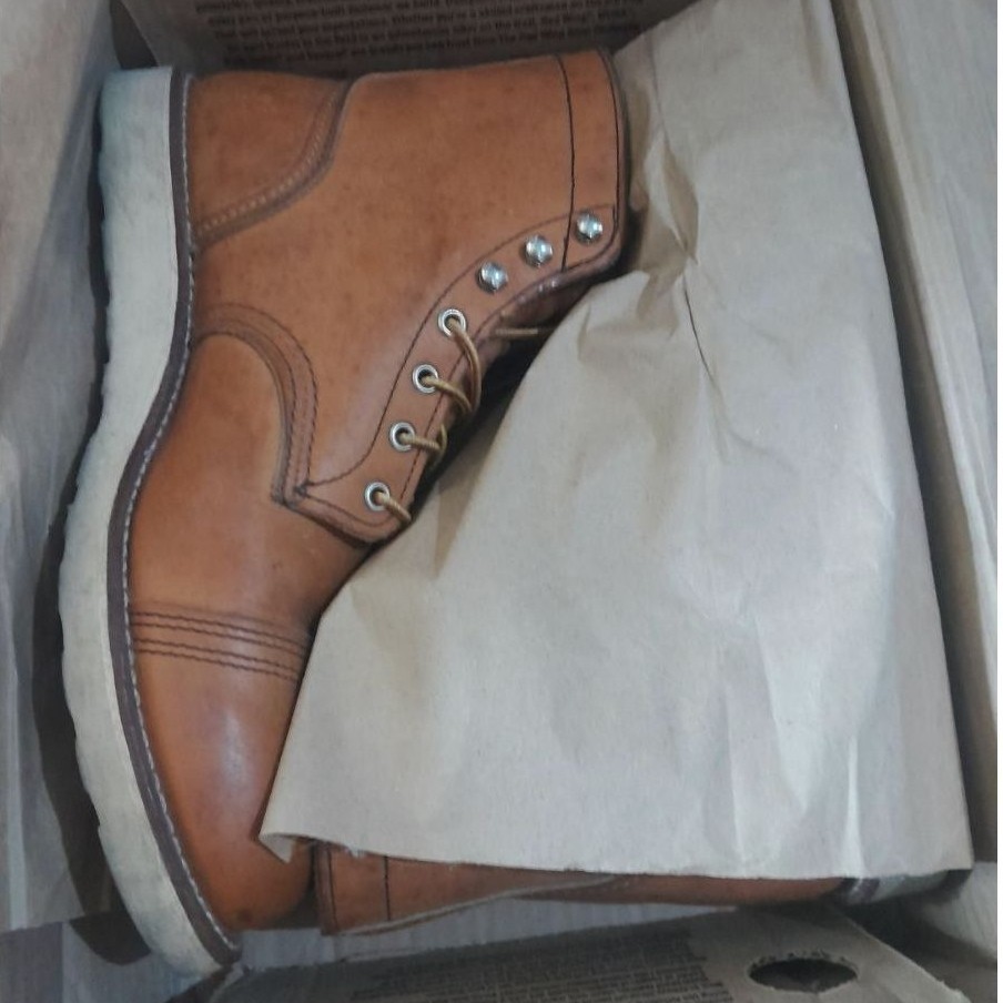 Red wing Shoes Company Redwing Safety Boots Iron Ranger Oro USA