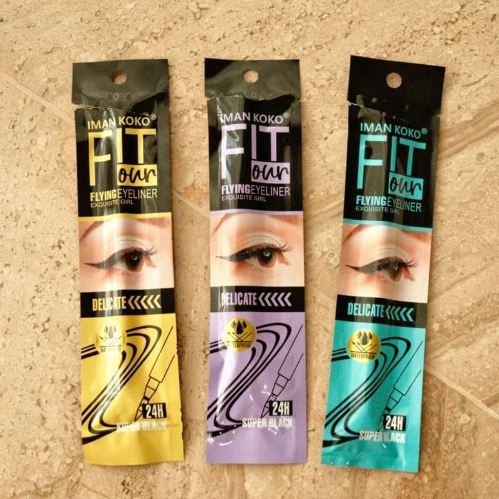 Eyeliner Sachet Maybelline Fit Me - Waterproof, Tahan Lama, Mudah Dibersihkan