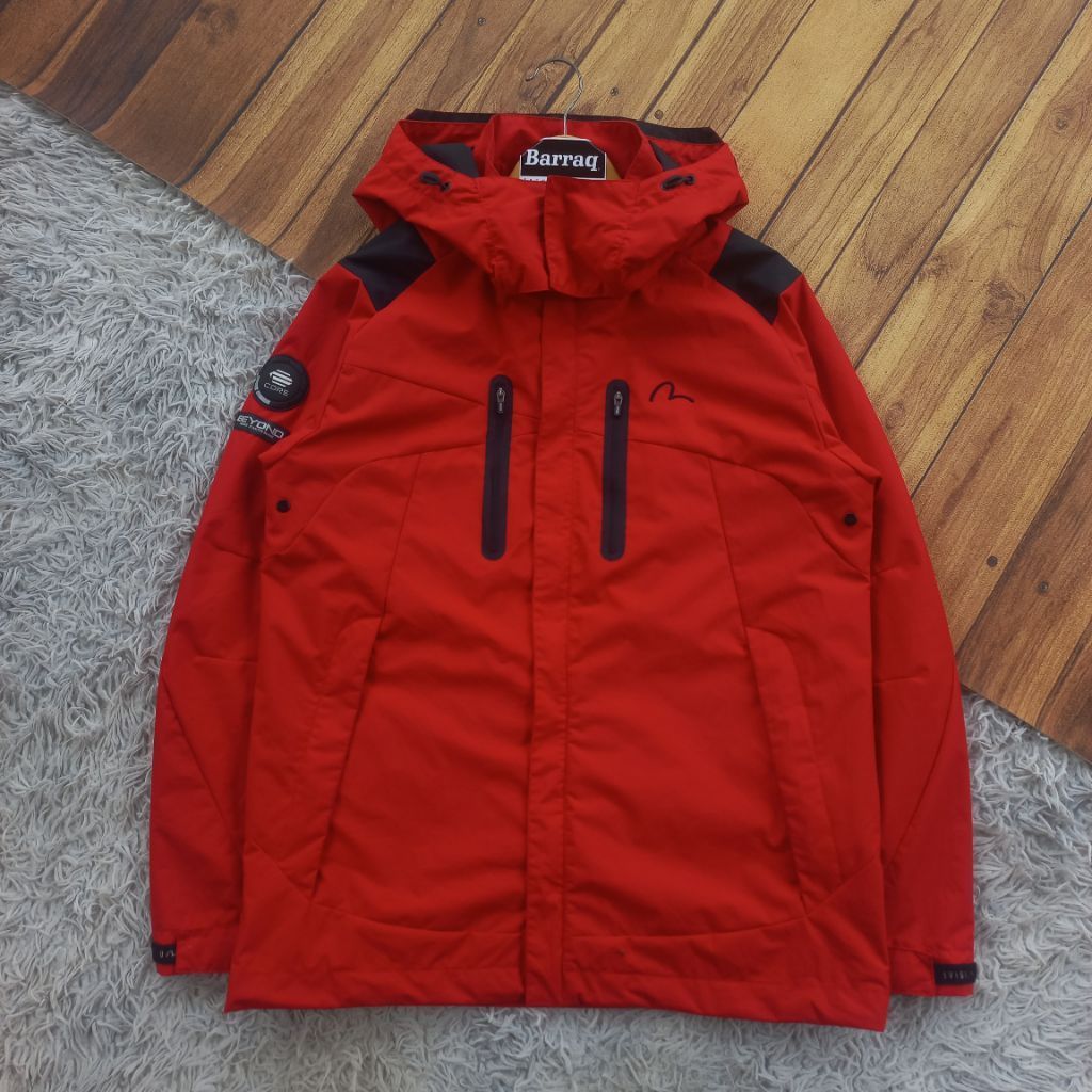 Jaket Outdoor Evisu Jeans Waterproof Kaku Tebal NOT gorpcore goretex blocktech running sports lightw