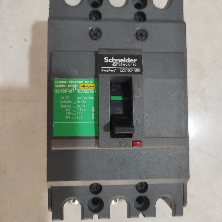 MCCB Schneider 3 Phase 60A Second