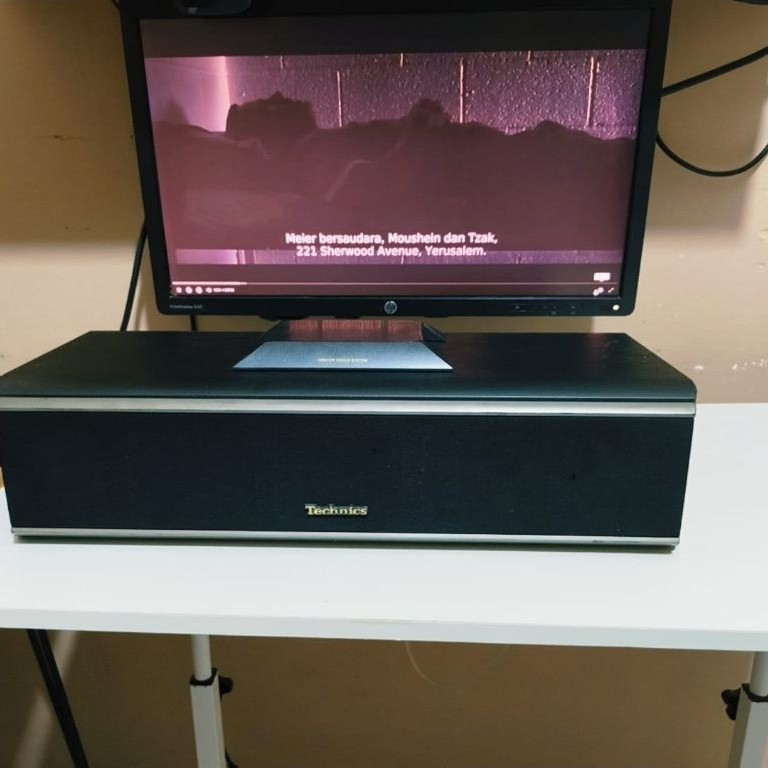 Langka Speaker Center Technics Hi Fi Suara Jernih Bass Empuk