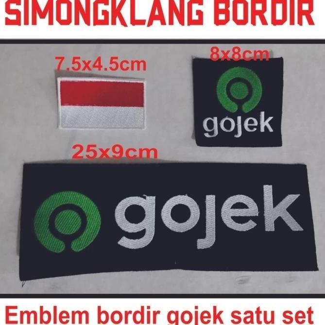 Sew- Emblem/Logo Bordir Gojek