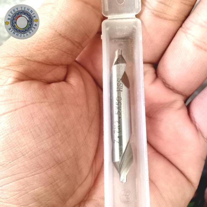 CENTER DRILL 2.5 MM GAGANG 7.7 MM CENTER BOR 2.5 MM HSS BARU TERBARU