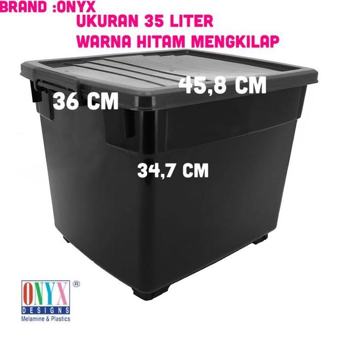 Bernimah155 - Box Container Hitam Onyx 65 Liter Box Onyx 45 Liter Container Box 35 L