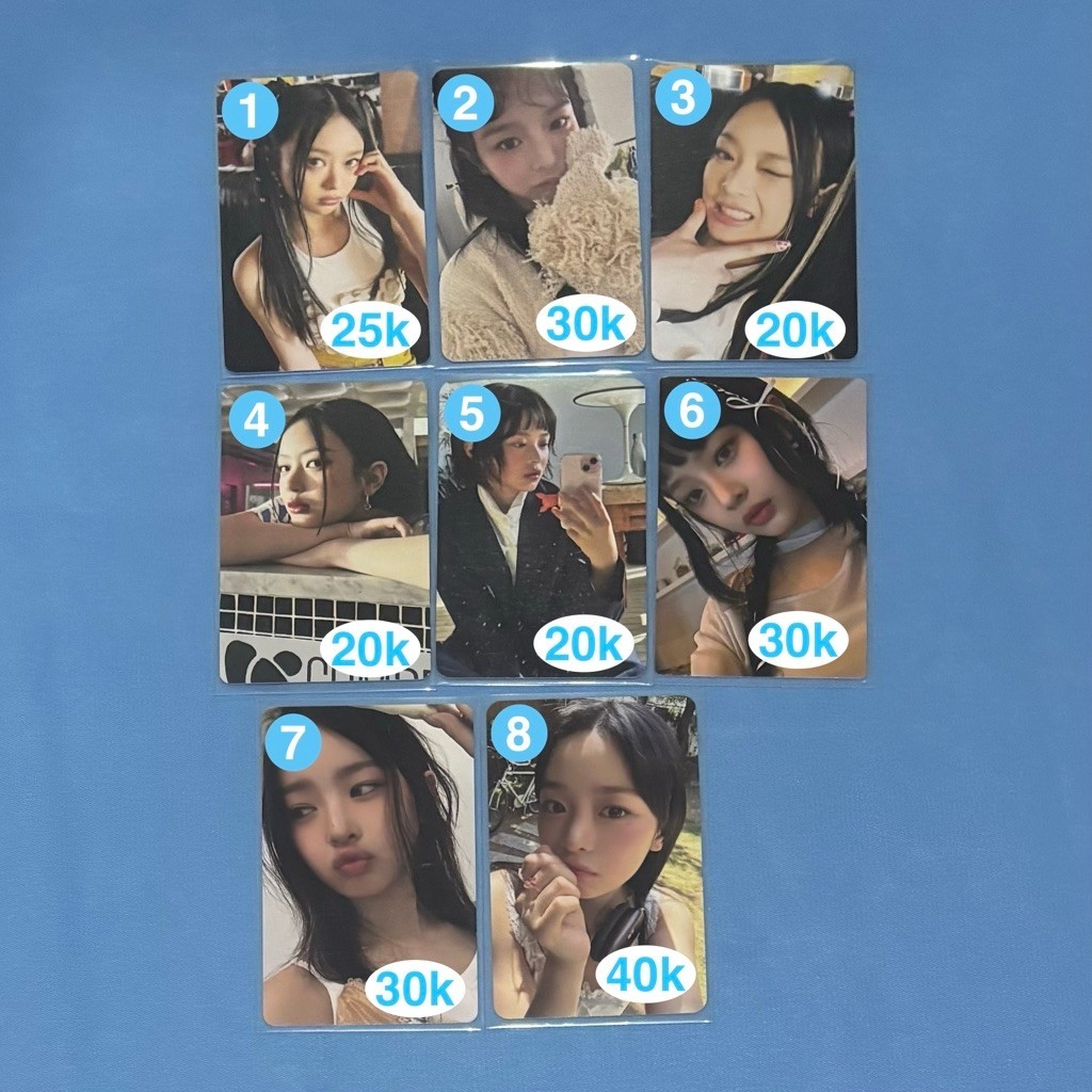 [WAJIB CO PACK] START FROM 10k OFFICIAL PHOTOCARD PC DANIELLE MINJI HAERIN  HYEIN NEWJEANS hanni not