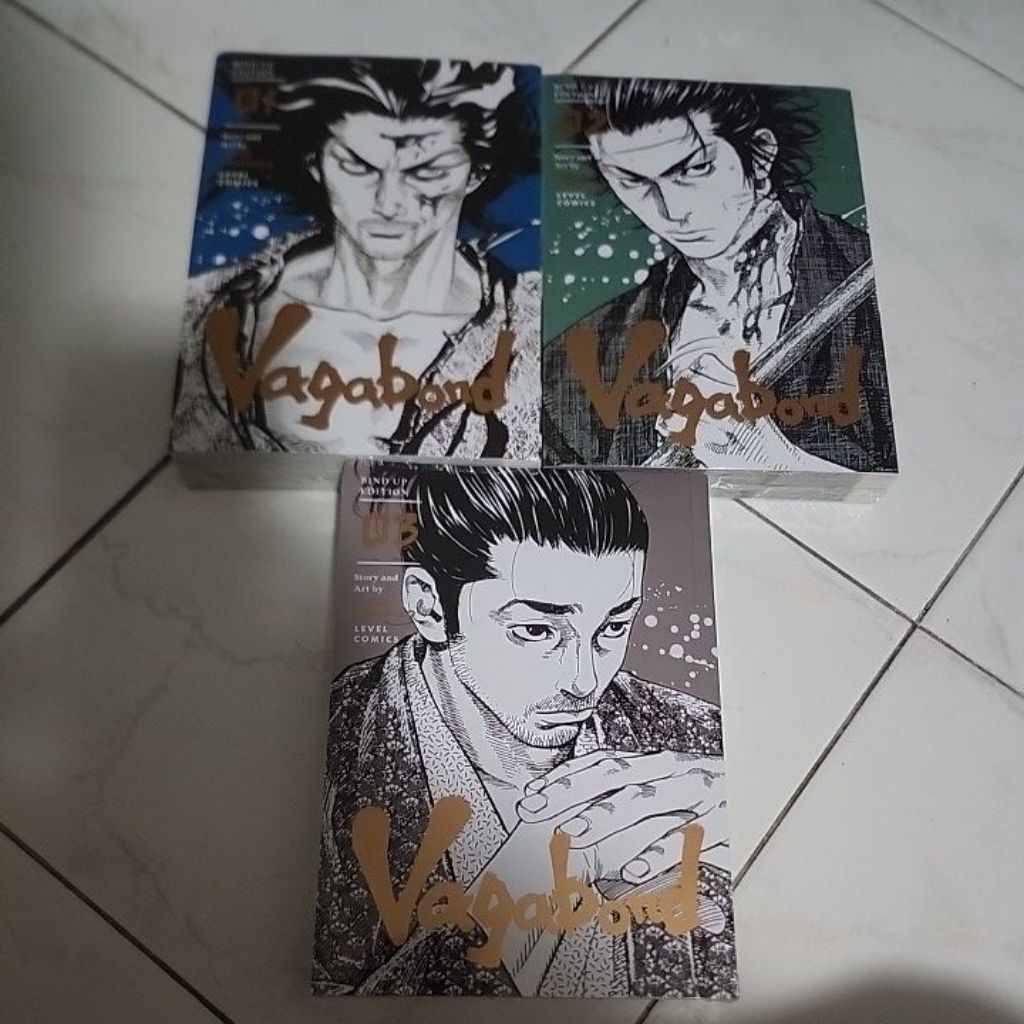 Komik Vagabond Bind Up set vol 1-3 segel ori Bahasa Indonesia Level Comics