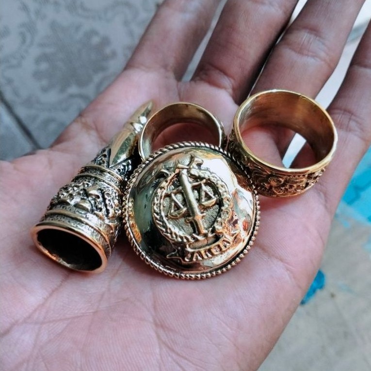 ornamen tongkat komando logo jaksa