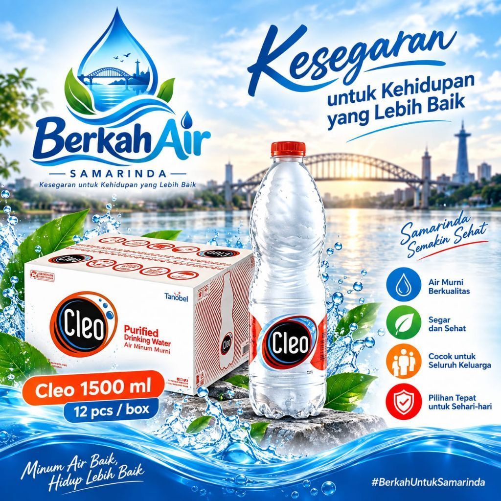 CLEO 1.5 LITER DUS ISI 12 BOTOL