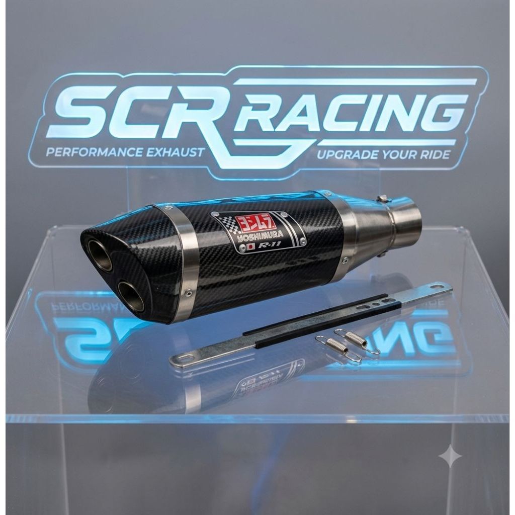 SLINCER KNALPOT YOSHIMURA INLET 50MM UNTUK MOTOR SPORT DAN MATIC