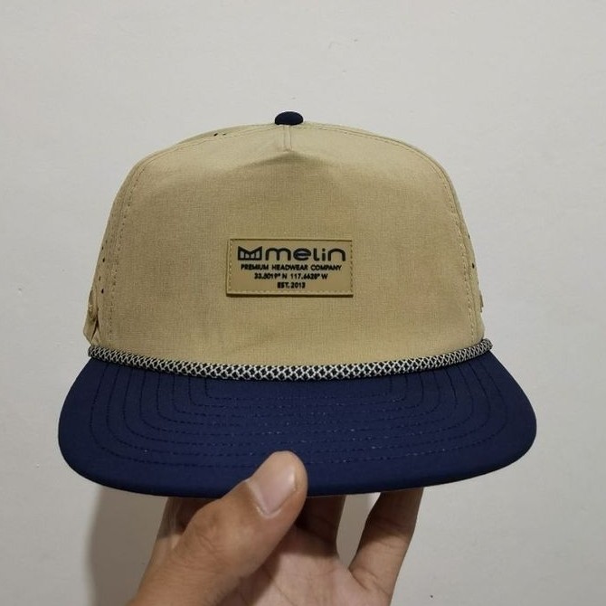 Topi Melin One Size Beige Black Hydro Coronado Brick Mens Outdoor Hat