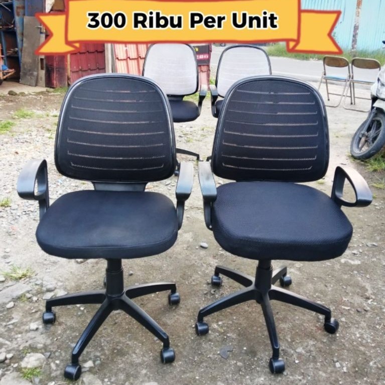 Kursi Kantor Bekas Pakai Tangan/ Gudang Perabot Medan/ Kursi Kantor Murah