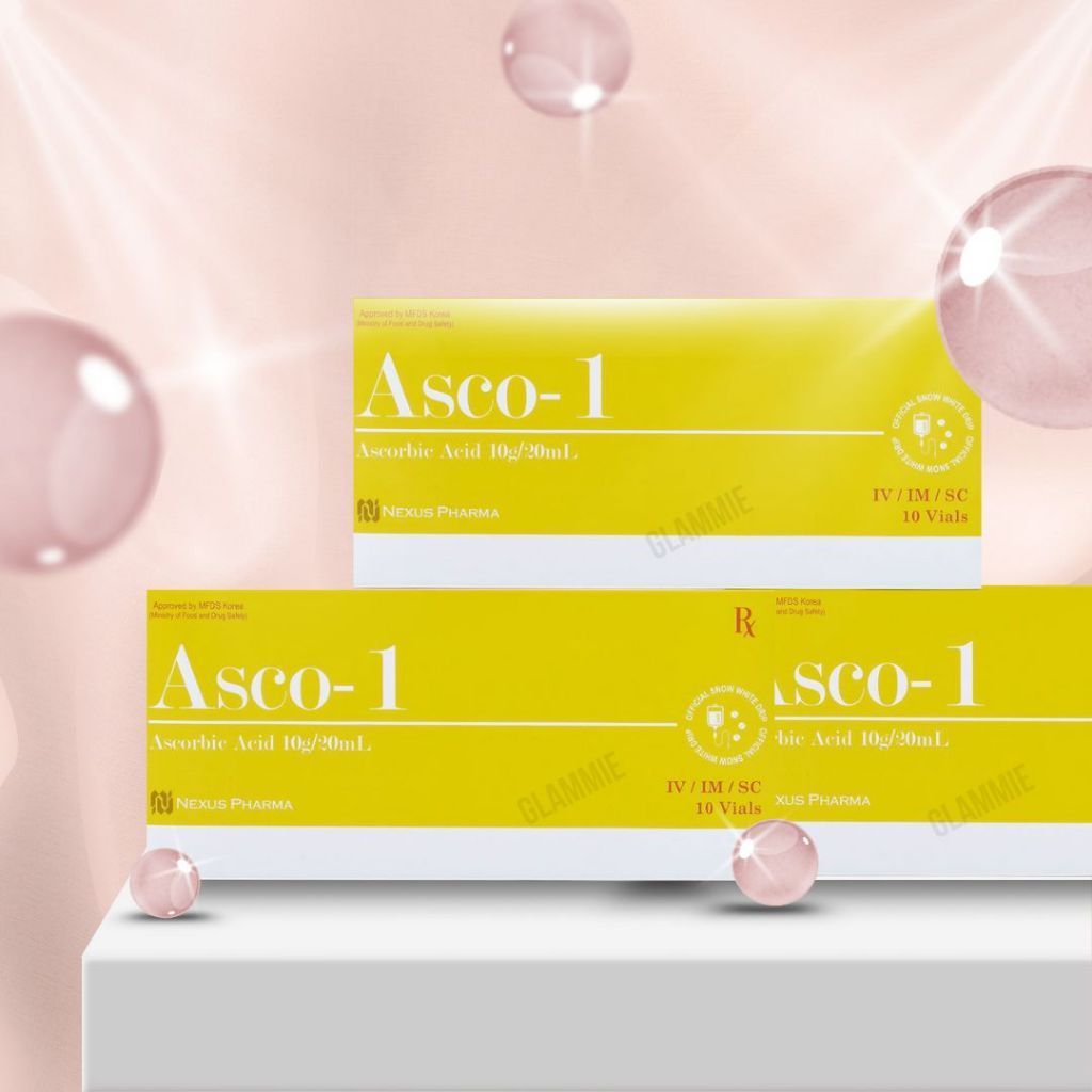 Asco-1 Ascorbic Acid 10g/20mL Nexus Pharma 10 Vial IV IM SC
