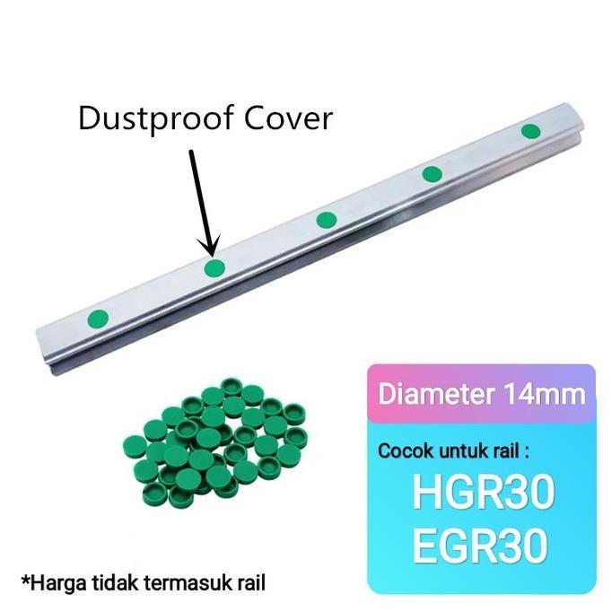 TUTUP PLASTIK COVER RAIL LINEAR GUIDE HGR30 HGR 30 DUST CAPS CUPBOLT