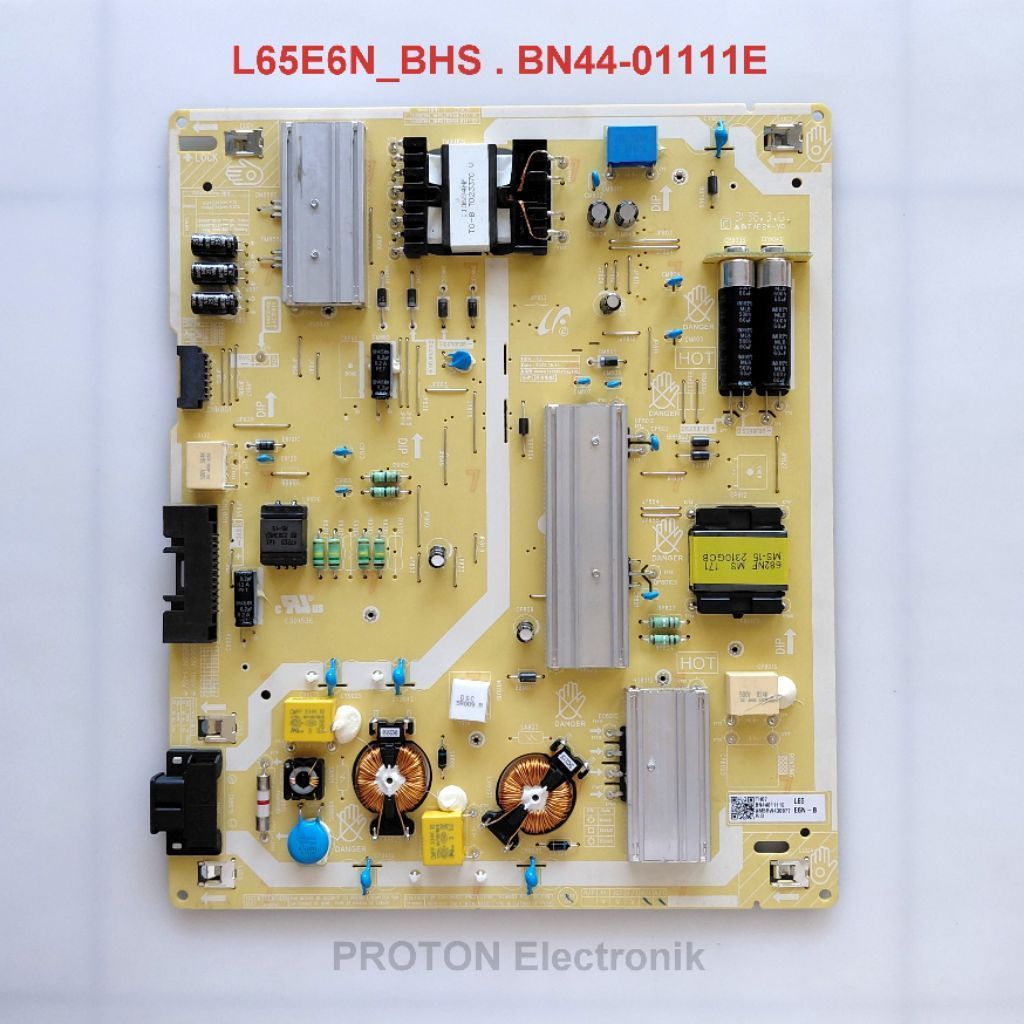 PSU LED TV Samsung UA65CU8000 UA65CU8000K UA65CU8000KXXD Power Supply L65E6N BHS BN44-01111E PCB Reg