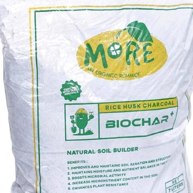 Media Tanam Sekam Bakar Premium - MORE BioChar+