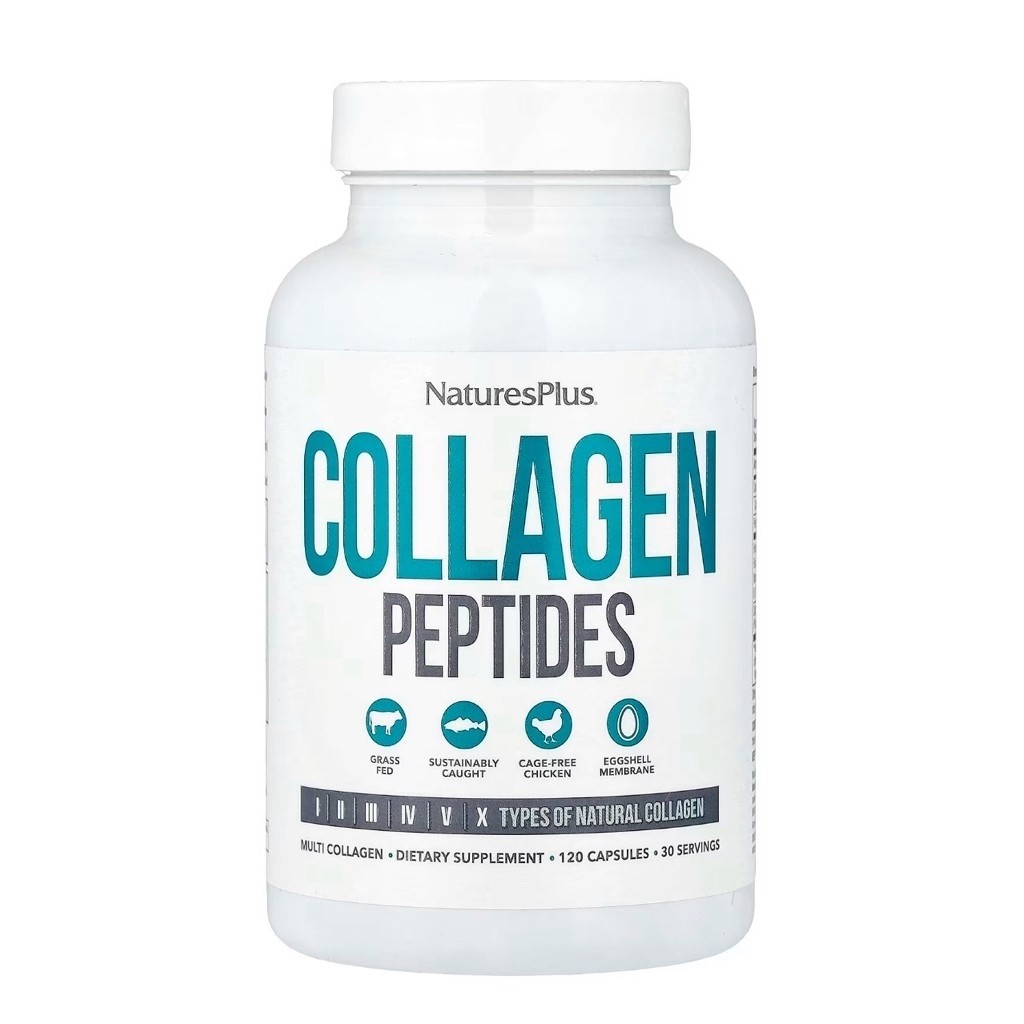 Natures Plus Collagen Peptides 120 Capsules