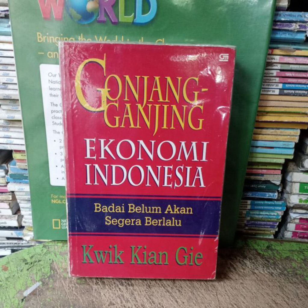Buku Gonjang Ganjing Ekonomi Indonesia Original Bekas
