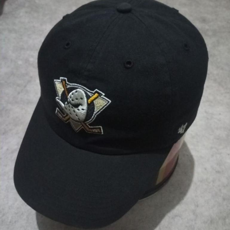 Topi Caps 47 Mighty Duck Black Setelan Second Original (Rare Item)
